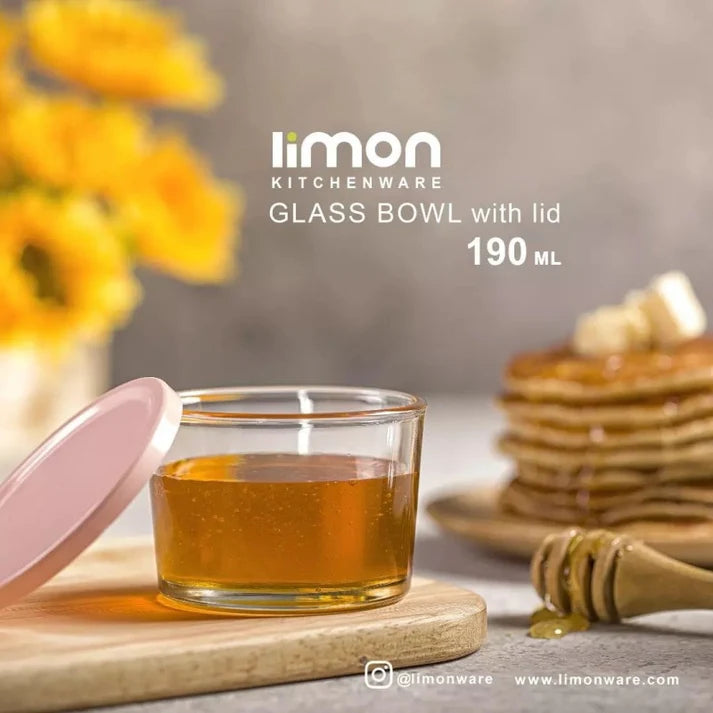 190ml Mini Glass Storage Bowl (1966) by Limon 3 PCS