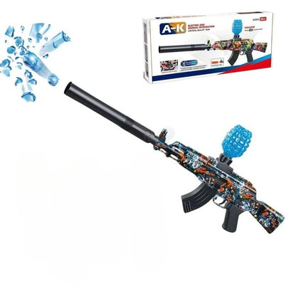 AK-47 Electric And Manual Gel Splatter Ball Blaster Gun | Integration Gun