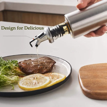 500ml steel cover oil bottle
