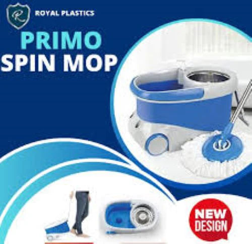 PRIMO WHEELER SPINMOP, Magic 360-Degree with Microfiber Mop Head