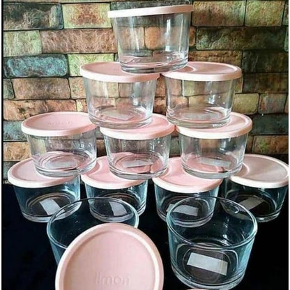 190ml Mini Glass Storage Bowl (1966) by Limon 3 PCS