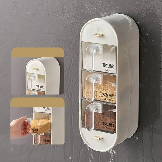 Kitchen Seasoning wall mounted spice rack