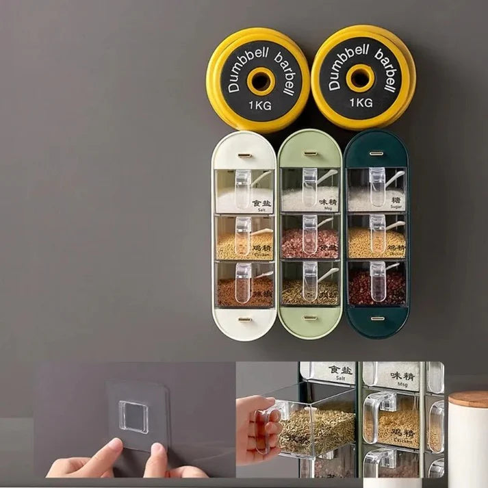 Kitchen Seasoning wall mounted spice rack