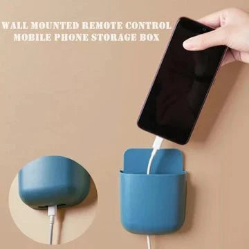 Wall Phone & Remote Holder with Bottom Charging Slot