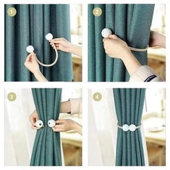 Pearl Curtain Clips