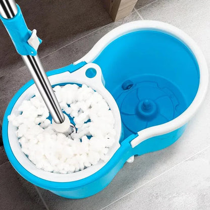 Spin Mop with Steel Bucket
