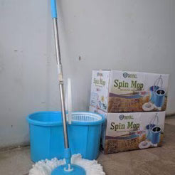 Spin Mop with Steel Bucket