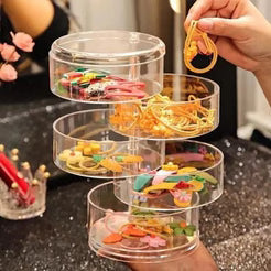 Transparent 360° Rotating Jewelry Box -